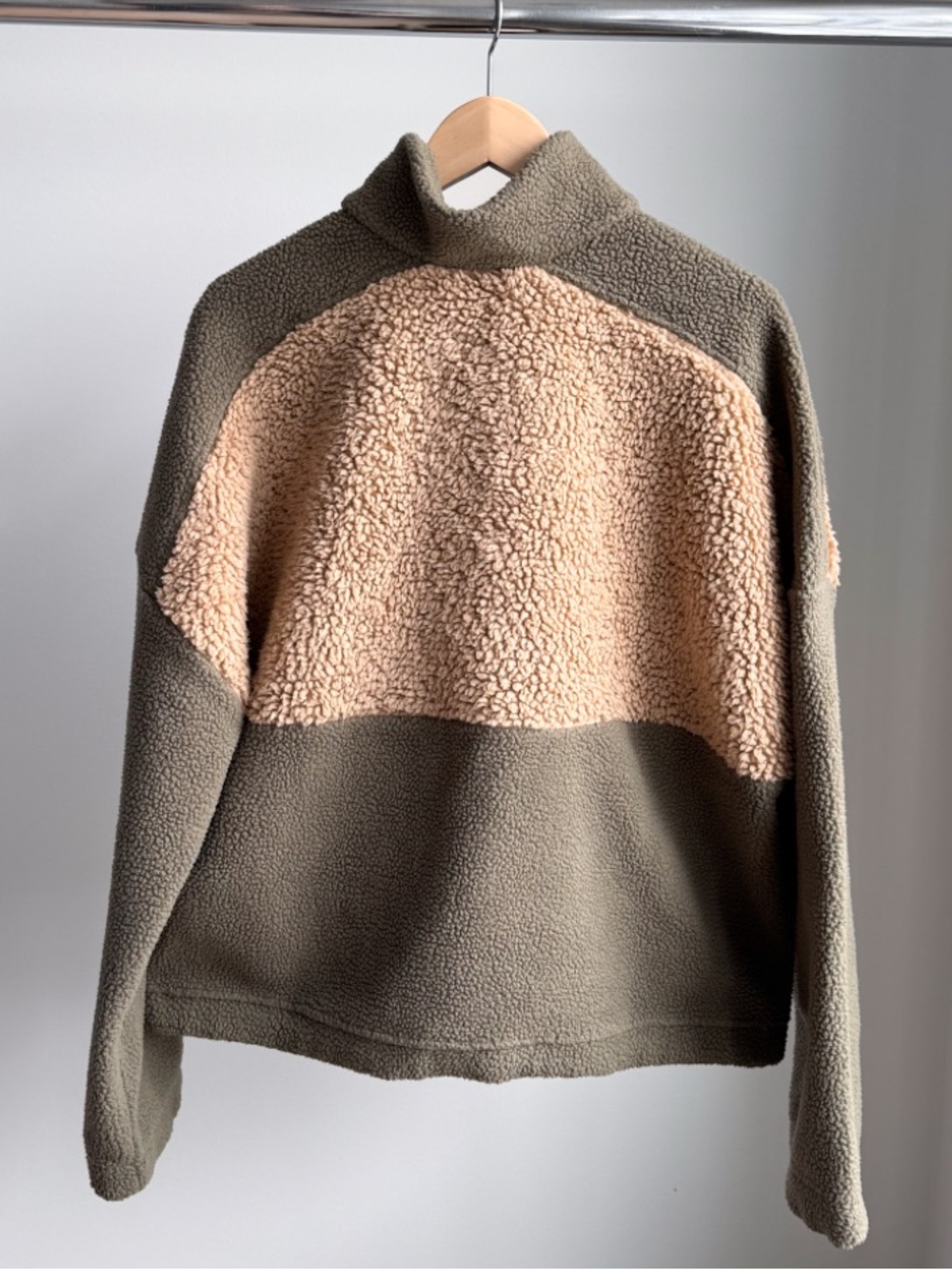 Columbia Lodge Sherpa Fleece Half Snap Pullover XL - Picture 2 of 7